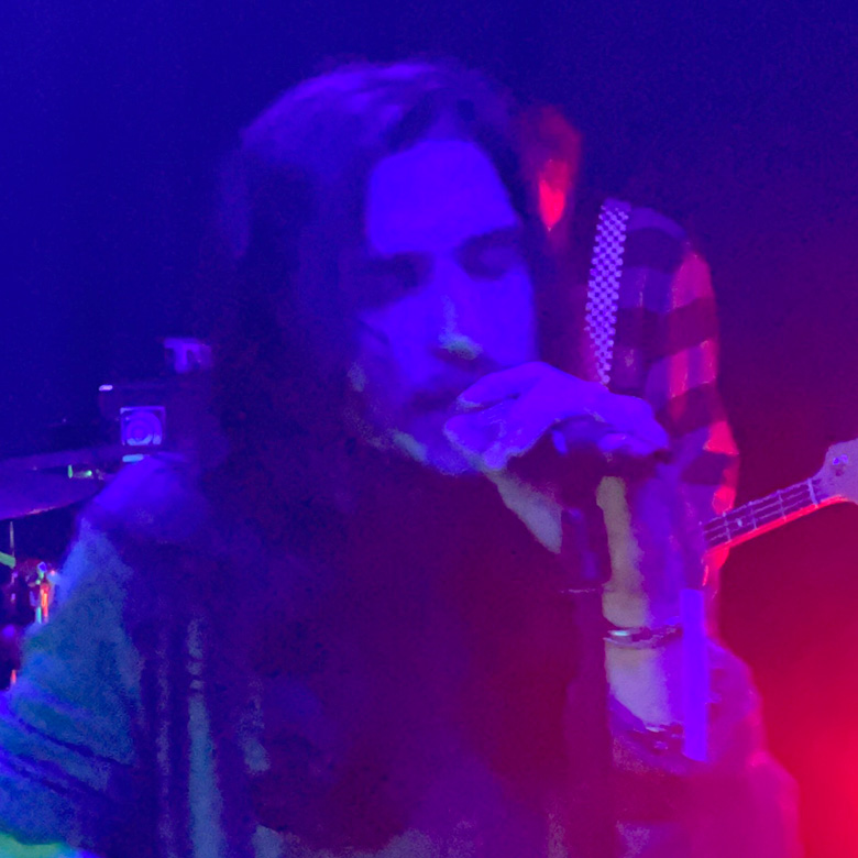 Trevor screaming and singing.
